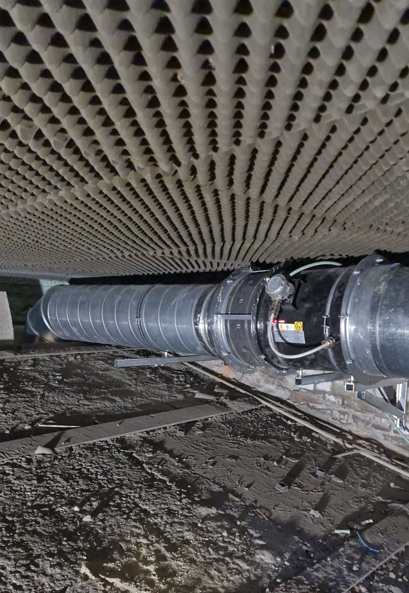 Ventilatie systeem voor KKG Kortrijk